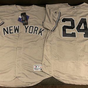Majestic NEW YORK YANKEES #24 Men’s Flex Base JERSEY Sz 52 or 56 New w tags
